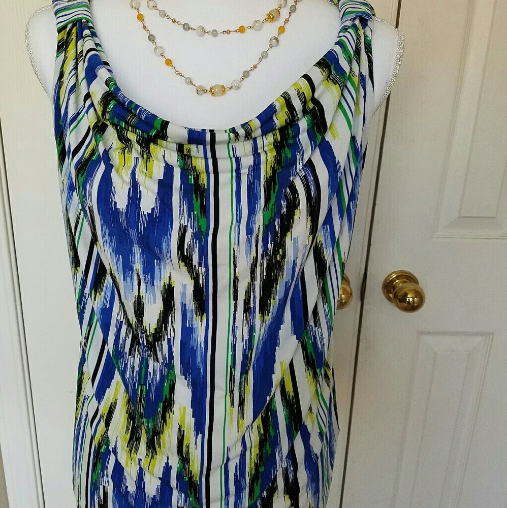 Ellen Tracy Blouse Sleeveless Beautiful Top